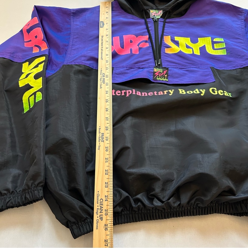 Surf Style Interplanetary Body Gear Anorak Windbreaker Jacket One Size - Picture 3 of 10